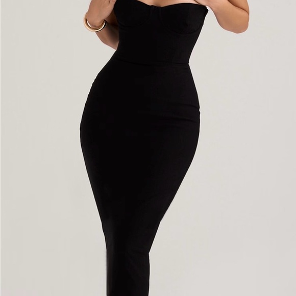 House of CB Lucia strapless corset Maxi Dress - Picture 2 of 4